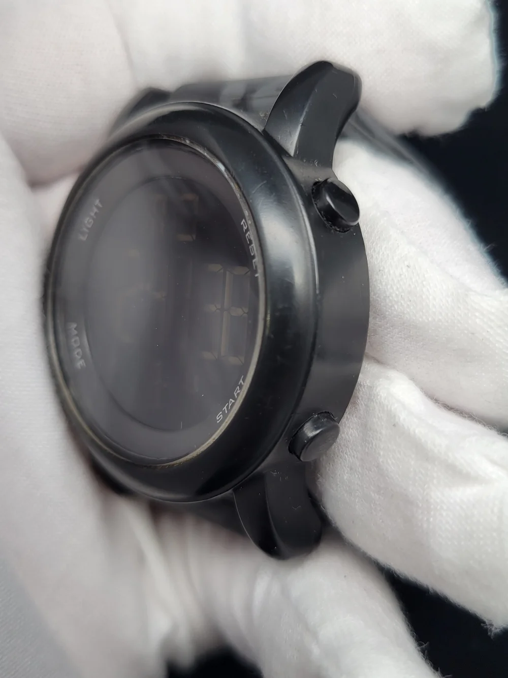Minimalist Digital Watch | Black Case | 100FT WR **READ Condition